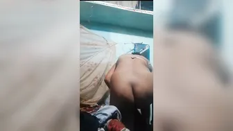 Homely Wife Changing Clothes Caught On Camera In Bedroom Alone