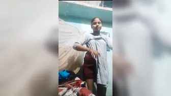Homely Wife Changing Clothes Caught On Camera In Bedroom Alone
