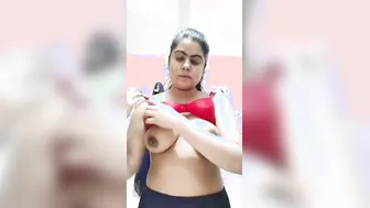 Young Wife Getting Naked In Bathroom Filming Herself Secretly