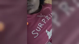 My Wife Showing Off Her Huge Tits To Her Lover On Camera