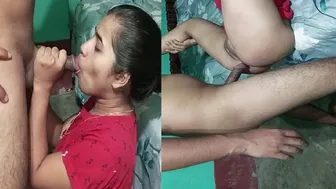 My Indian Gf Giving Sloppy Head Before Rough Fucking Session