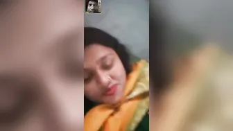 Village Bhabhi Exposing Her Huge Melons On Video Call For Lover