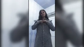 Desi GF Unbuttoning Shirt Revealing Big Natural Tits