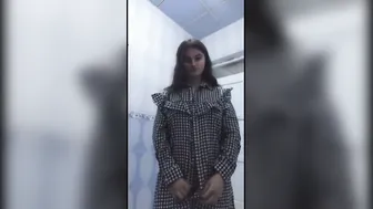 Desi GF Unbuttoning Shirt Revealing Big Natural Tits