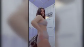 Desi GF Unbuttoning Shirt Revealing Big Natural Tits