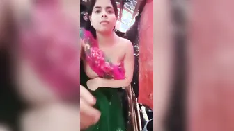 Village Babe Getting Naked For Lover Before Taking Her Bath