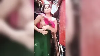 Village Babe Getting Naked For Lover Before Taking Her Bath