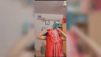 Busty Desi Babe Showing Off Her Big Boobs And Hairy Pussy