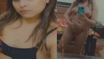 Stripping Naked For My Boyfriend Sending Him Naughty Selfie