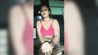 Busty Kerala Wife Stroking And Sucking Her Man At Home Today