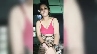 Busty Kerala Wife Stroking And Sucking Her Man At Home Today