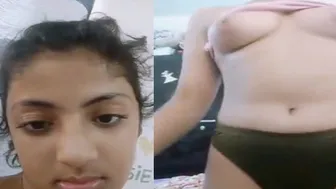 College GF Recording Her Nude Boobs In Private Selfie