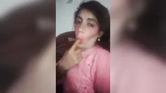 Horny Lady Fingering Her Dripping Wet Pussy Alone At Home