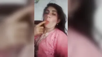 Horny Lady Fingering Her Dripping Wet Pussy Alone At Home