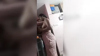 Bhabhi Caught Changing Her Bra On Hidden Camera At Home Leaked