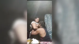 Married Bhabhi Feeding Her Boobs To Him In Private At Home