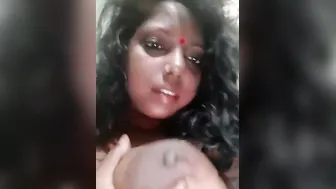 Village Bhabhi Squeezing Her Massive Tits Alone In Her Room