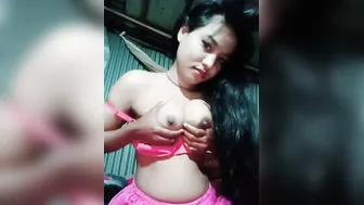 Village Girl Showing Her Naked Boobs In Viral Homemade Video