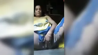 Village Aunty Caught Fingering Her Wet Pussy Alone At Home