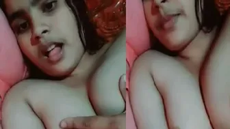 Virgin College Gf Topless During Late Night Video Call Session