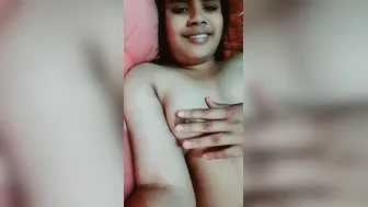 Virgin College Gf Topless During Late Night Video Call Session
