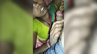 Village Maid Sucking Him Off While Flashing Her Big Boobs