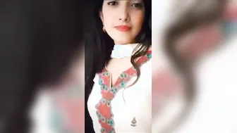 Beautiful Indian GF Showing Her Tits And Hairy Pussy