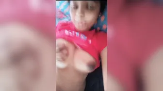 College GF Flashing Her Boobs Privately For Her Lover
