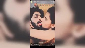 Hot Wife Making Out Topless With Lover In Homemade Scandal Mms