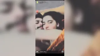 Hot Wife Making Out Topless With Lover In Homemade Scandal Mms