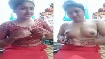GF Changing Clothes After Wedding Caught Undressing