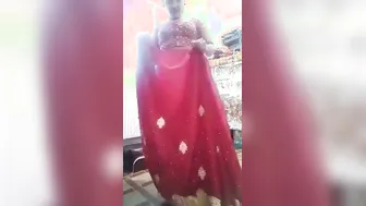GF Changing Clothes After Wedding Caught Undressing