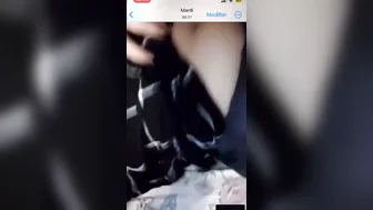 Desi Girl Stripping Topless Revealing Her Natural Big Boobs