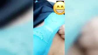 GF Showing Her Hairy Pussy During Late Night Video Call