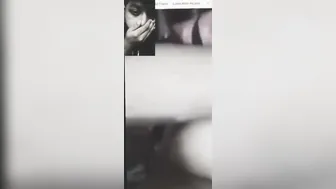 My GF Flashing Her Boobs Live On Video Call For Me