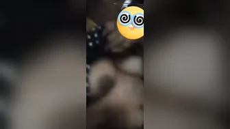 Village Babe Flashing Her Natural Tits During Video Chat