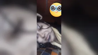 Village Babe Flashing Her Natural Tits During Video Chat