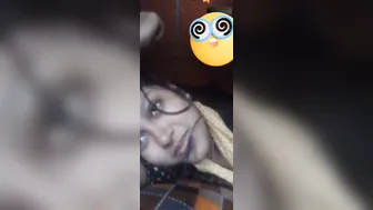 Village Babe Flashing Her Natural Tits During Video Chat