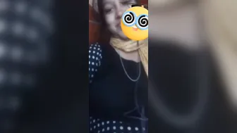 Village Babe Flashing Her Natural Tits During Video Chat