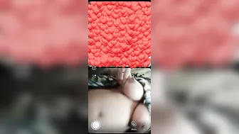Married Woman Lifting Her Top Revealing Her Massive Melons