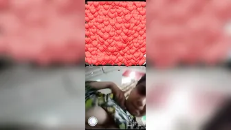 Married Woman Lifting Her Top Revealing Her Massive Melons