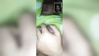 Village Babe Squeezing Her Massive Tits Playing Alone At Home