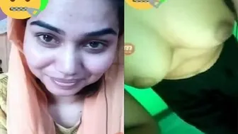 Angry GF Stripping Topless During Heated Video Call