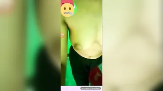 Angry GF Stripping Topless During Heated Video Call
