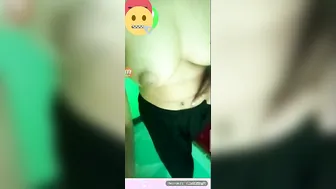 Angry GF Stripping Topless During Heated Video Call