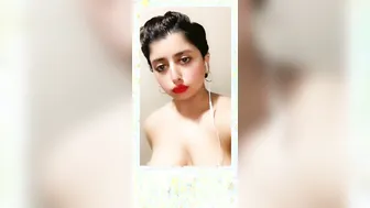 Seducing With Her Perfect Indian Curves On Private Video Call