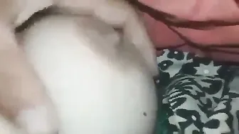 Village Girl Getting Her Soft Tits Pressed Before Rough Fuck