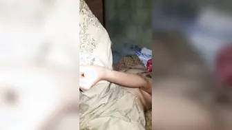Sexy GF Topless Smoking Cigarette In Homemade Selfie