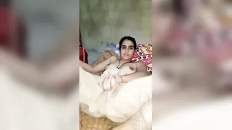 Sexy GF Topless Smoking Cigarette In Homemade Selfie