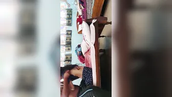 Slim Wife Getting Pounded Doggy Style Filmed On Mobile Phone